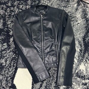 EXPRESS Black Faux Leather Jacket